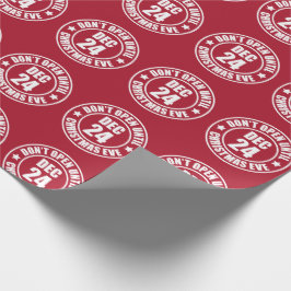 Papel De Regalo Los modernos no abren hasta que los Navidades esta