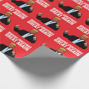 PAPEL DE REGALO LOS NAVIDADES DE DONALD TRUMP VOLVIERON A GRANDES