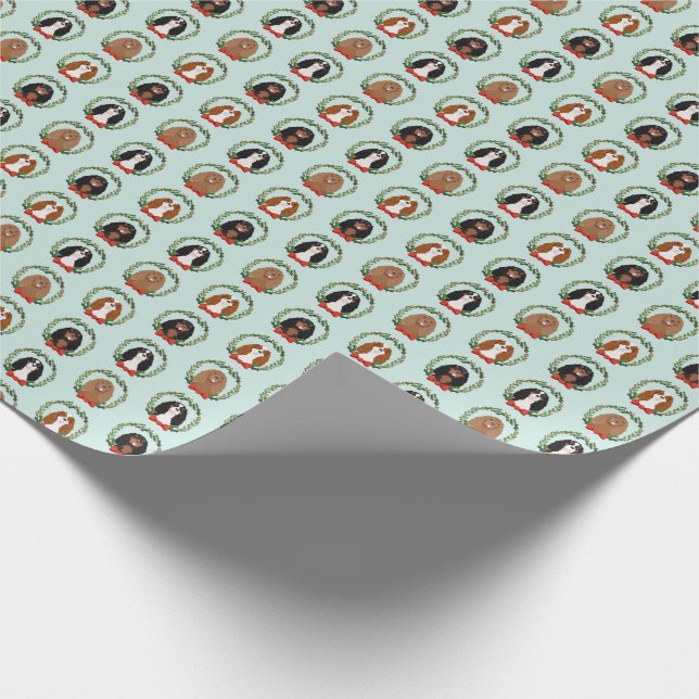 Papel De Regalo Los navidades del rey Carlos de Cavalier fueron co (Esquina)