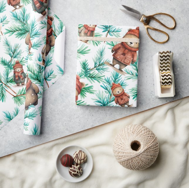 Papel De Regalo Los Navidades florales capos (Artesanía)
