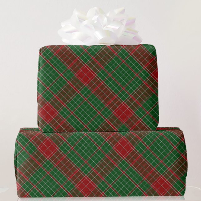 Papel De Regalo Los Navidades Green y Red Tartán Plaid dan Wrappin (Subido por el creador)