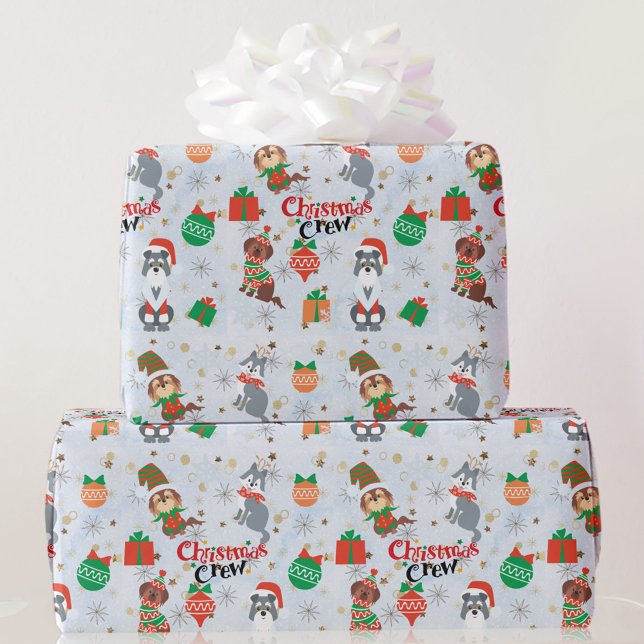 Papel De Regalo Los Navidades roban perros en un rollo de disfrace (Subido por el creador)