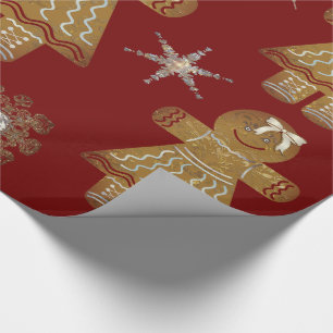 Papel De Regalo Los niños Navidades de pan de jengibre