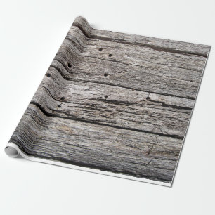 Papel De Regalo Los paneles de madera resistidos rústicos de la
