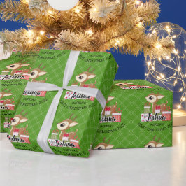 Papel De Regalo Los primeros Navidades del bebé se burlan del cier