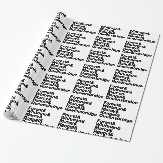 Papel De Regalo Los Proyectos (Desenrollado)