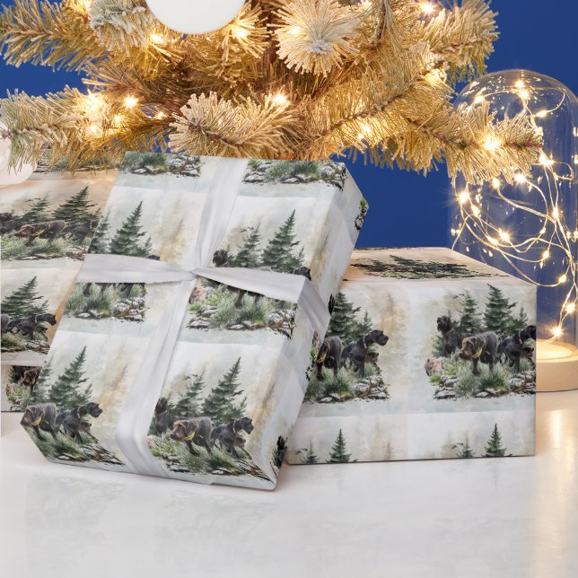 Papel De Regalo Los punteros alámbricos alemanes, el arte (Vacaciones)