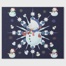 Los Purpurinas Navidades Snowman -