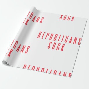 Papel De Regalo ¡Los republicanos sí! Cita Política Para Demócrata
