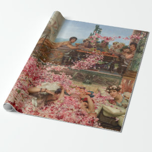 Papel De Regalo Los Rosas de Heliogabalus Sir Lawrence Alma-Tadema