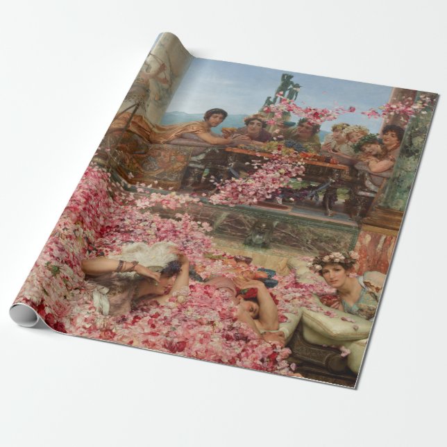 Papel De Regalo Los Rosas de Heliogabalus Sir Lawrence Alma-Tadema (Desenrollado)