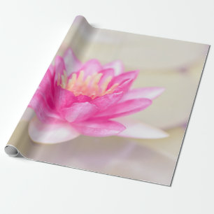 Papel De Regalo Loto Dorado Elegante, Yoga