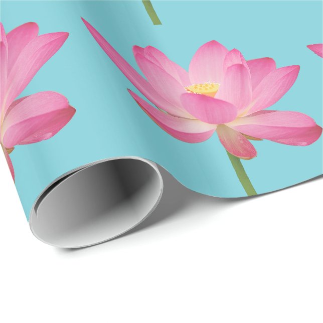 Papel De Regalo Lotus (Esquina del rollo)