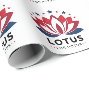 Papel De Regalo Lotus para POTUS Kamala Harris 2024