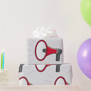 Papel De Regalo Loud Megaphone