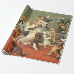 Papel De Regalo Louis Wain Merry Christmas<br><div class="desc">Louis Wain Merry Christmas</div>