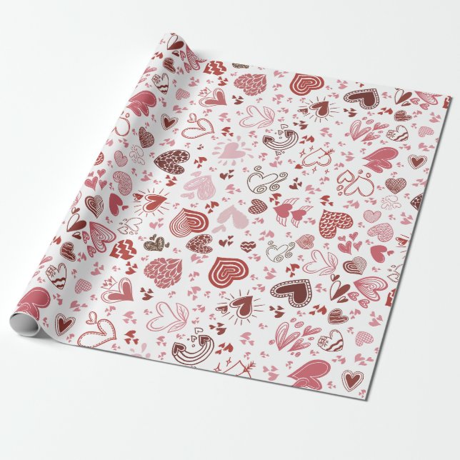 Papel De Regalo Love (Desenrollado)