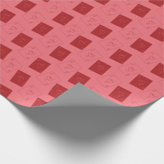 Papel De Regalo Love card wrapphing paper