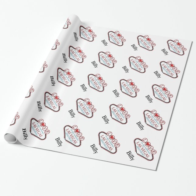 PAPEL DE REGALO LOVE EL DÍA DE SAN VALENTÍN (Desenrollado)
