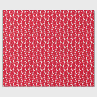Papel De Regalo Love Hearts Doddles, Red, Wrapping Paper