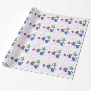 Papel De Regalo Love Hues Hearts