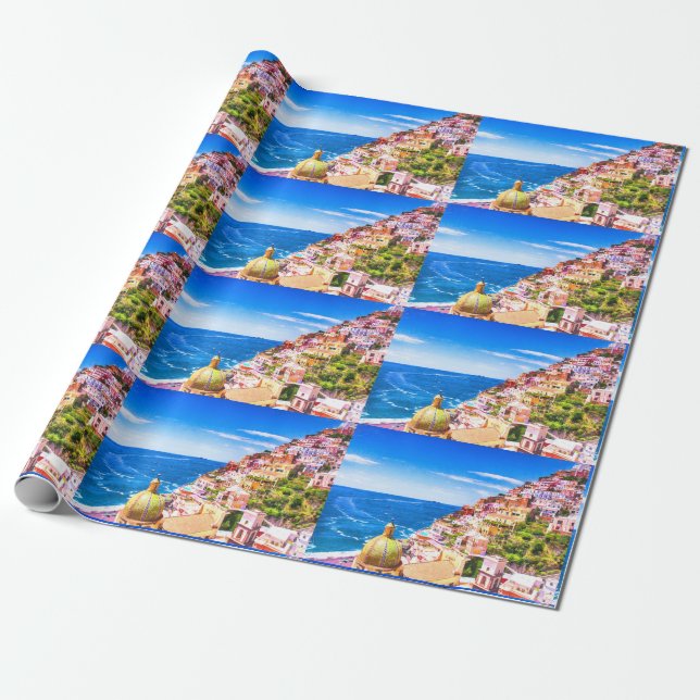Papel de regalo Love Of Positano Italia (Desenrollado)