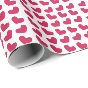 Papel De Regalo Love Pink Love Heart
