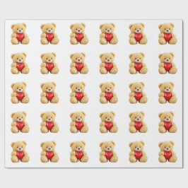 Papel De Regalo Love Teddy