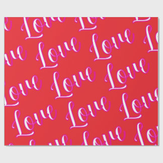 Papel De Regalo "Love" Wrapping Paper