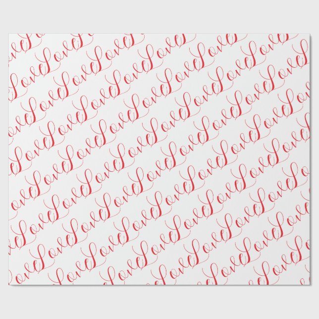 Papel De Regalo Love Wrapping Paper (Superficie plana)