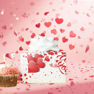 Papel De Regalo Love You Wrapping Paper
