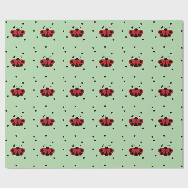 Papel De Regalo lovlee bug two-tone (Superficie plana)