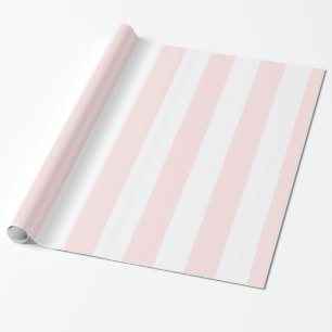 Papel De Regalo Lt Rosa Blanco Extra Grande Patrón de Rayas