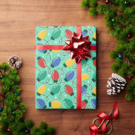 Papel De Regalo Luces alegres y brillantes