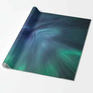 Papel De Regalo Luces boreales