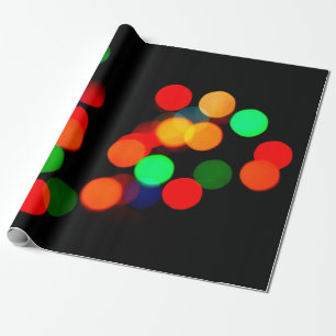 Papel De Regalo Luces de bokek coloridas