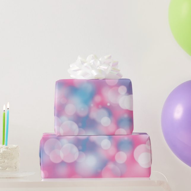 Papel De Regalo Luces de fiesta con efecto Bokeh (Regalos de fiesta)