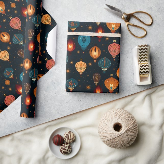 Papel De Regalo Luces de la Fiesta Diwali (Artesanía)