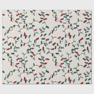 Papel De Regalo Luces de Navidad