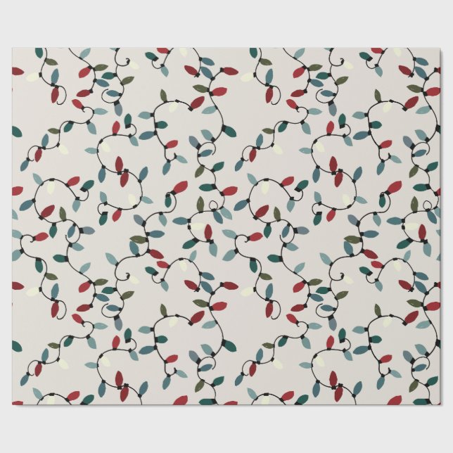 Papel De Regalo Luces de Navidad (Costura)