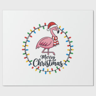 Papel De Regalo Luces de Navidad de Flamenco Fiesta