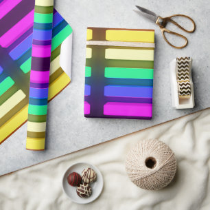 Papel de Regalo - Luces de Neón LGBT