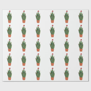 Papel De Regalo Luces de sombrero de Santa de planta de serpiente