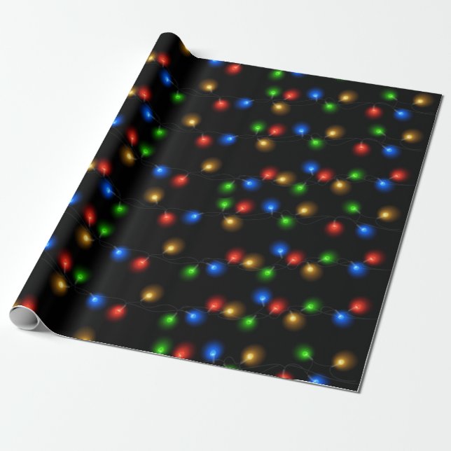 Papel De Regalo Luces navidades (Desenrollado)