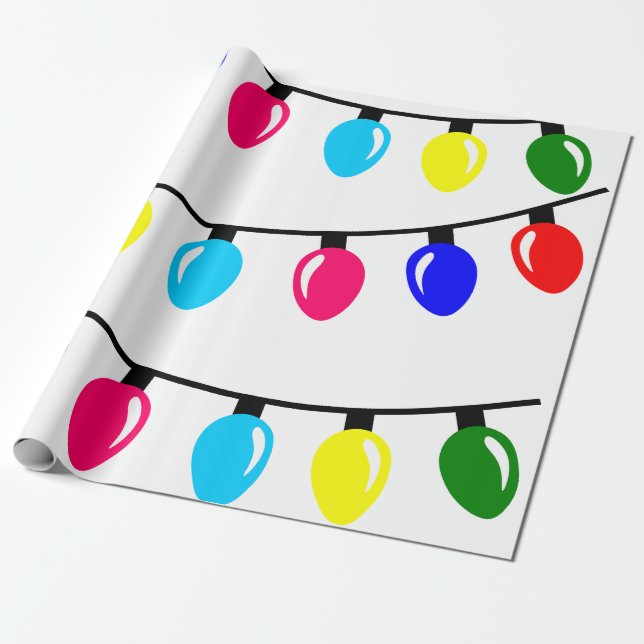 Papel De Regalo Luces navidades (Desenrollado)