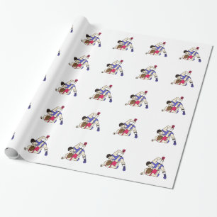 Papel De Regalo Luchadores
