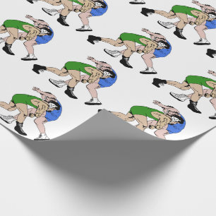 Papel De Regalo Luchadores