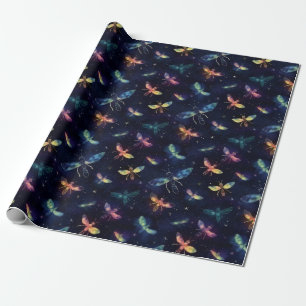 Papel De Regalo Luciérnagas en el cielo nocturno