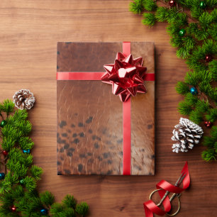 Papel De Regalo Lugares de leopardo de cuero marrón