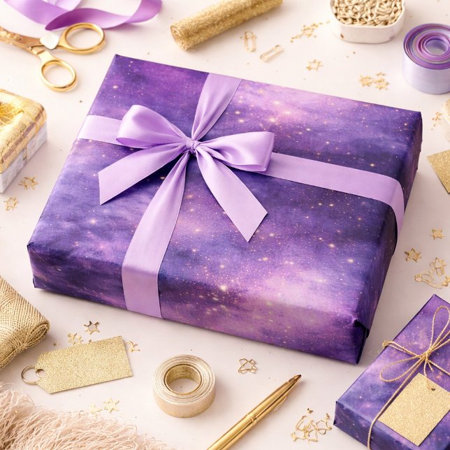 Papel De Regalo Lujo Celestial Lavanda (Subido por el creador)